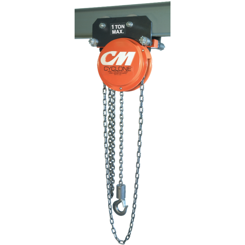 1 Ton CM Cyclone Integrated Trolley Hoist | Uescocranes.com