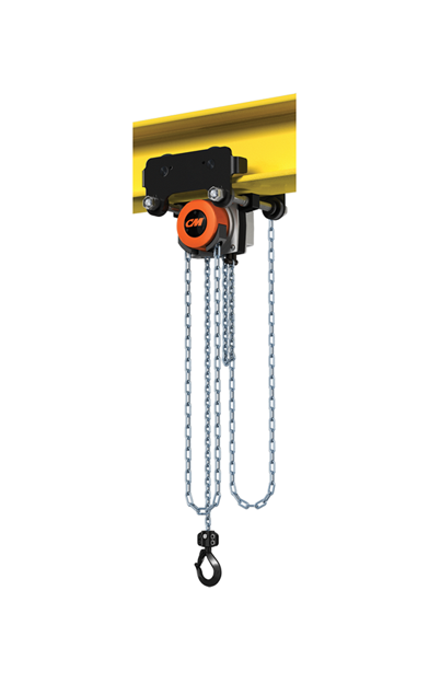 1/2 Ton CM Hurricane 360 Integrated Trolley Hoist | Uescocranes.com