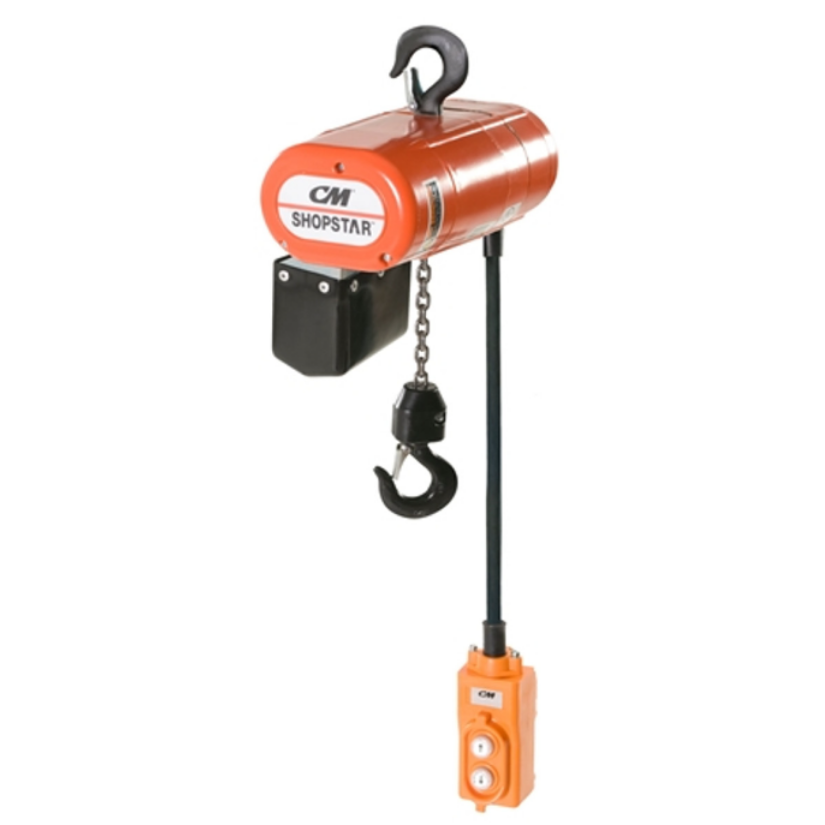 250 lb CM Shopstar | Single Phase | Electric Chain Hoist | Uescocranes.com